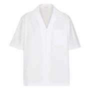 Iconographe Katoenen Shirt Bianco Print Valentino Garavani , White , H...