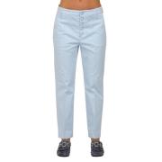 Nima Losse Satijnen Broek Dondup , Blue , Dames