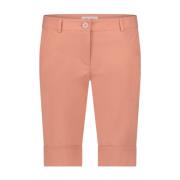 Technisch Jersey Abrikoos Shorts Jane Lushka , Orange , Dames