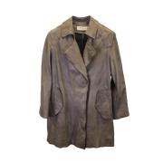 Pre-owned Leather outerwear Marni Pre-owned , Brown , Dames