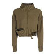 Stijlvolle Pullover Sweater voor Vrouwen MM6 Maison Margiela , Green ,...