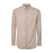 Cocoa Comma Shirt Aspesi , Beige , Heren