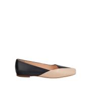 Vierkante Neus Leren Ballet Flats AGL , Multicolor , Dames