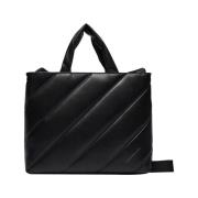 Zwarte Shopper Tas Calvin Klein , Black , Dames