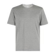 Casual Tee Bordini Eleventy , Gray , Heren