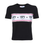 Stijlvolle T-shirts en Polos Chiara Ferragni Collection , Black , Dame...