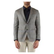 Jas van zuivere wol en zijde Drop 7R Corneliani , Multicolor , Heren