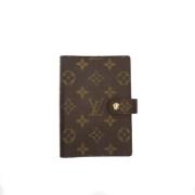 Pre-owned Canvas home-office Louis Vuitton Vintage , Brown , Dames