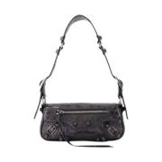 Leather balenciaga-bags Balenciaga , Gray , Dames