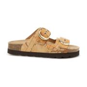 Geo Classic Eco Nappa Platte Sandalen Alviero Martini 1a Classe , Beig...