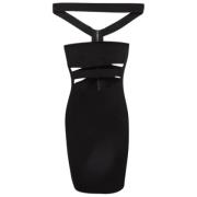 Pre-owned Fabric dresses Balmain Pre-owned , Black , Dames