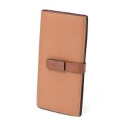 Pre-owned Leather wallets Loewe Pre-owned , Brown , Dames