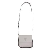 Crossbody Flap Tas Herfst/Winter Collectie Guess , Gray , Dames