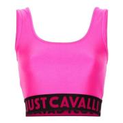 Stijlvolle Top voor Vrouwen Just Cavalli , Pink , Dames