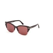 Gradient Shiny Dark Brown Zonnebril Tom Ford , Brown , Unisex