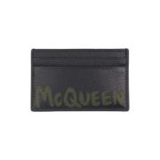 Leather wallets Alexander McQueen , Black , Heren