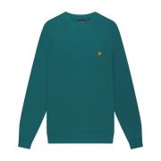 Groene Crew Neck Sweatshirt Lyle & Scott , Green , Heren