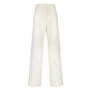 Roomkleurige Broek Regular Fit Alle Temperaturen Palm Angels , White ,...