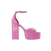 Leather sandals Paris Texas , Pink , Dames