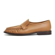 Blokhak loafers - Beige Cesare Gaspari , Beige , Dames