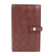 Pre-owned Leather wallets Bottega Veneta Vintage , Red , Dames