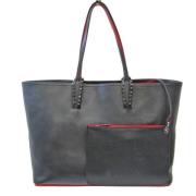 Pre-owned Leather totes Christian Louboutin Pre-owned , Black , Dames
