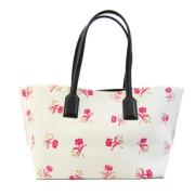 Pre-owned Canvas totes Loewe Pre-owned , White , Dames
