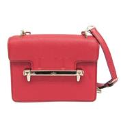 Pre-owned Leather shoulder-bags Valentino Vintage , Red , Dames