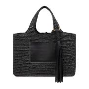 Kamari shopper tas Ulla Johnson , Black , Dames