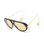 Bv1273S 003 Sunglasses Bottega Veneta , Black , Dames