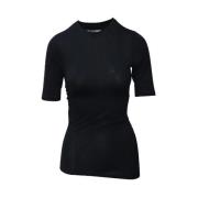 Pre-owned Cotton tops Jacquemus Pre-owned , Black , Dames