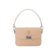 Leather handbags Off White , Beige , Dames