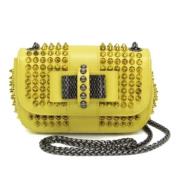 Pre-owned Leather shoulder-bags Christian Louboutin Pre-owned , Yellow...
