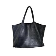Pre-owned Leather celine-bags Celine Vintage , Black , Dames