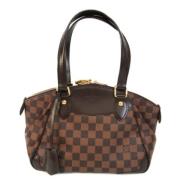 Pre-owned Fabric shoulder-bags Louis Vuitton Vintage , Brown , Dames