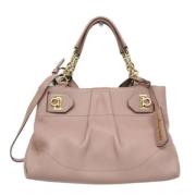 Pre-owned Leather shoulder-bags Salvatore Ferragamo Pre-owned , Beige ...