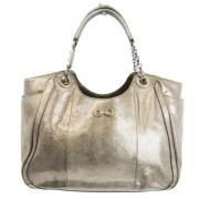 Pre-owned Leather totes Salvatore Ferragamo Pre-owned , Gray , Dames