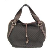 Pre-owned Canvas handbags Celine Vintage , Brown , Dames