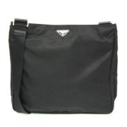 Pre-owned Leather shoulder-bags Prada Vintage , Black , Dames