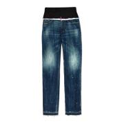 Jeans gemaakt van gecombineerde materialen Dsquared2 , Blue , Dames
