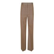 Hoge Taille Wijde Broek Bruin Victoria Beckham , Brown , Dames