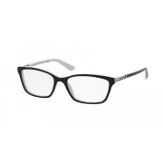 Zwarte plastic montuur bril Polo Ralph Lauren , Black , Dames