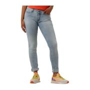 Trendy Blauwe Skinny Jeans Replay , Blue , Dames