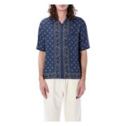 Paisley Bowling Shirt Palm Angels , Multicolor , Heren