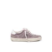 Mauve Suède Veterschoenen Golden Goose , Purple , Dames