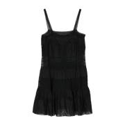 Zwart Kant Geborduurde Mouwloze Jurk Zimmermann , Black , Dames