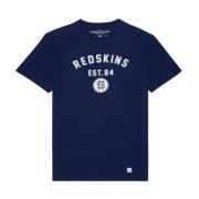 Bedrukt Logo T-shirt - Blauw Redskins , Blue , Heren