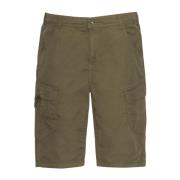 Cargo multipocket Bermuda shorts Schott NYC , Green , Heren