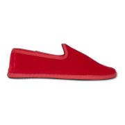 Rode Fluwelen Damesschoenen Gallo , Red , Dames