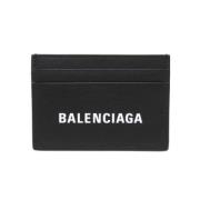 Pre-owned Leather wallets Balenciaga Vintage , Black , Dames